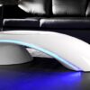 Designový konferenční stolek – Zacarias, bílý